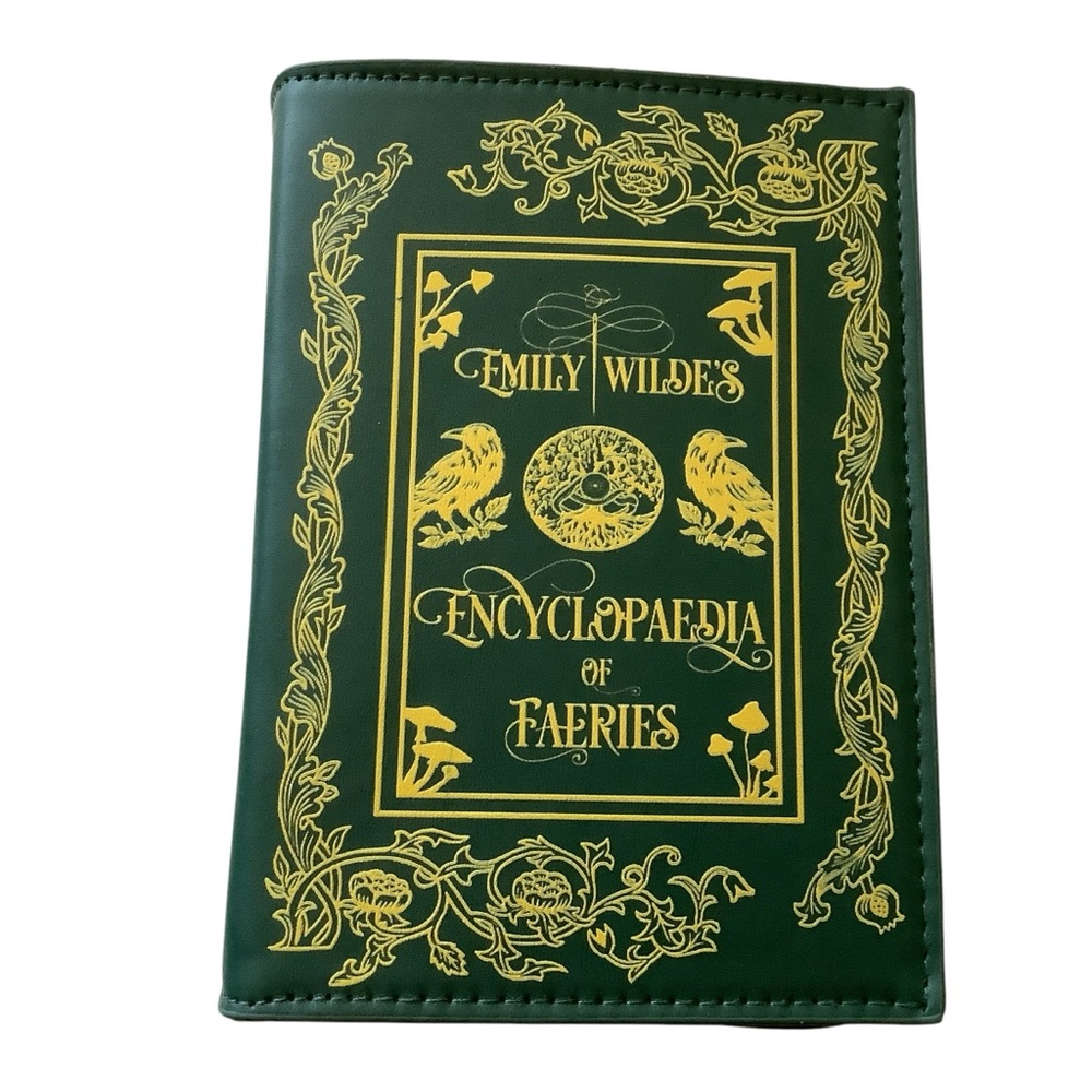 SOLD! Small Encyclopedia of Faeries Book Purse - Picture 1 of 8